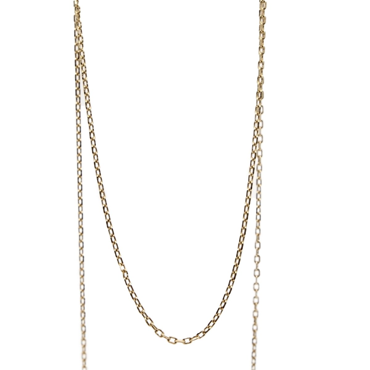 Collier maille forçat en or jaune - Castafiore