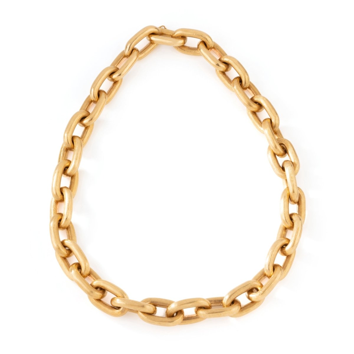 Collier Maille forçat en or jaune - Castafiore