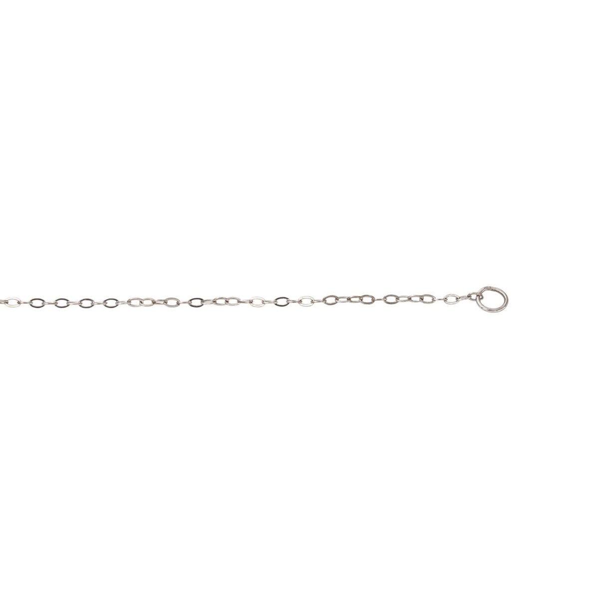 Collier Maille forçat Or blanc Diamant - Castafiore