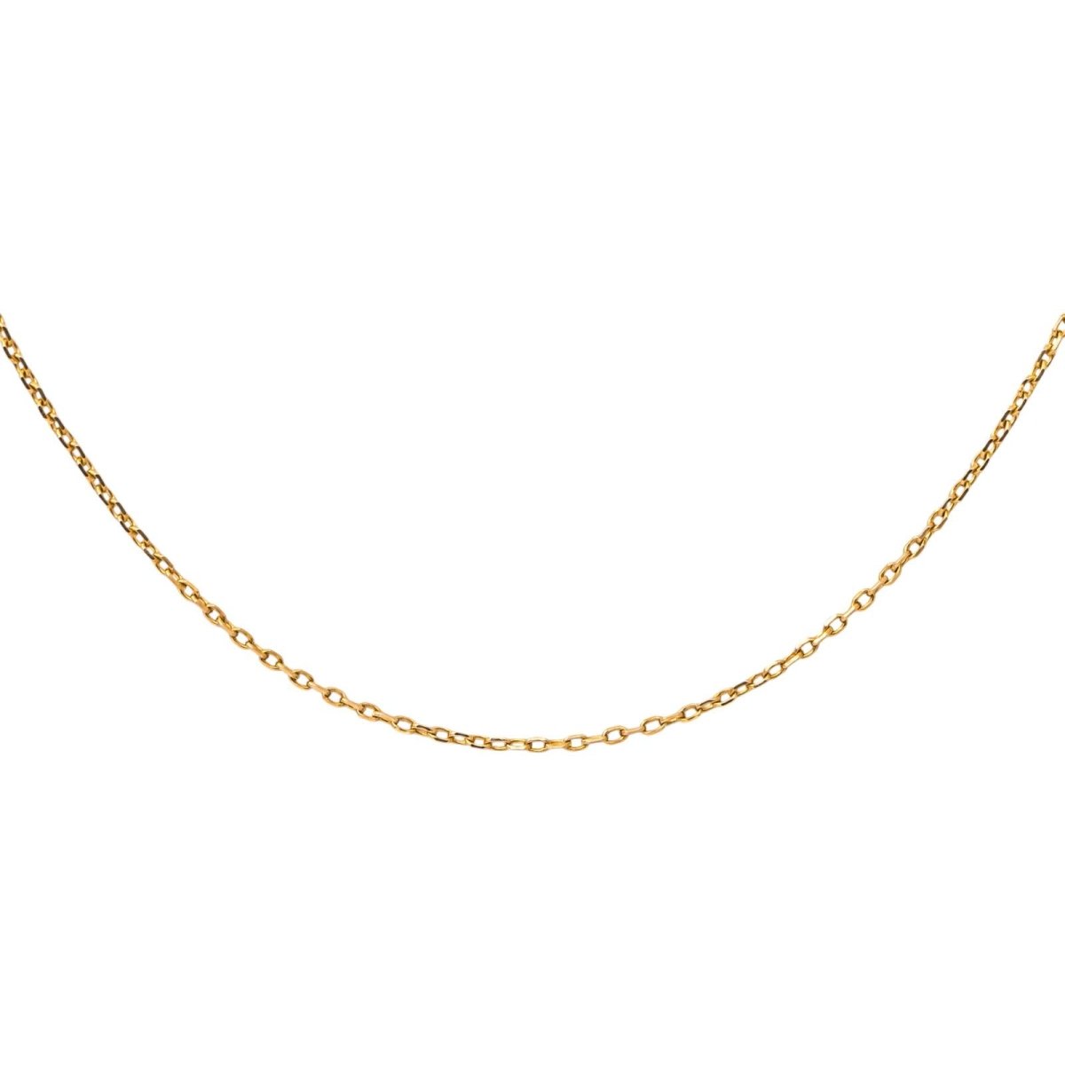 Collier Maille forçat Or jaune - Castafiore