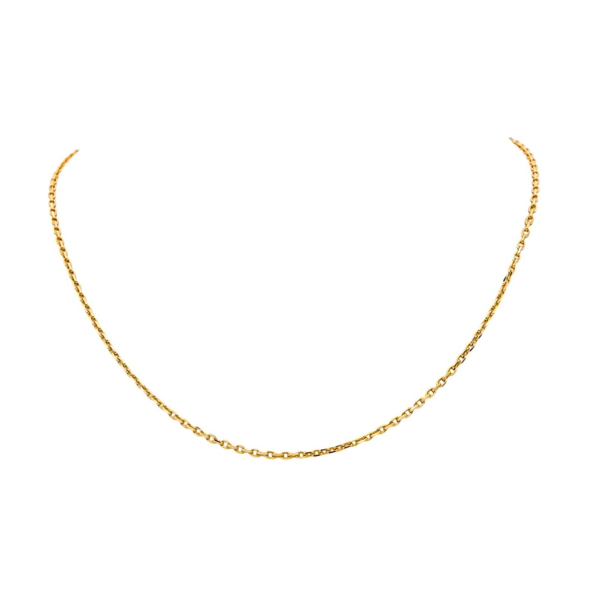 Collier Maille forçat Or jaune - Castafiore