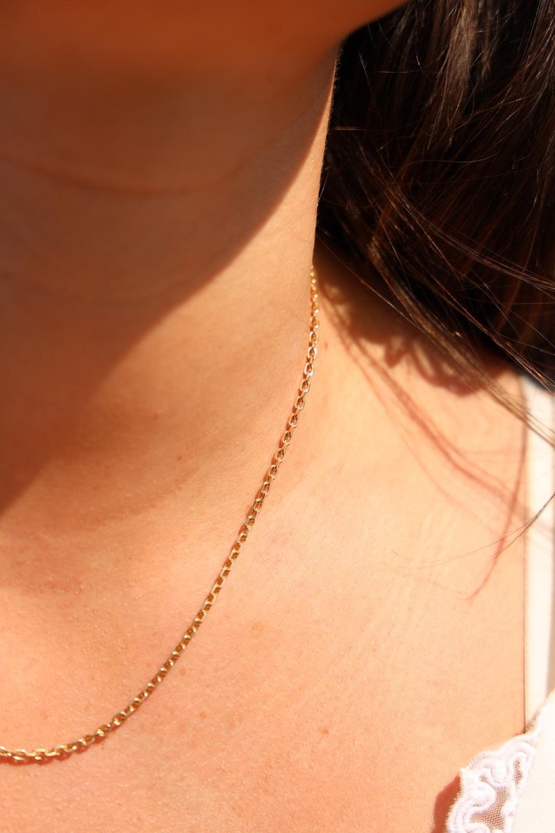 Collier Maille forçat Or jaune - Castafiore