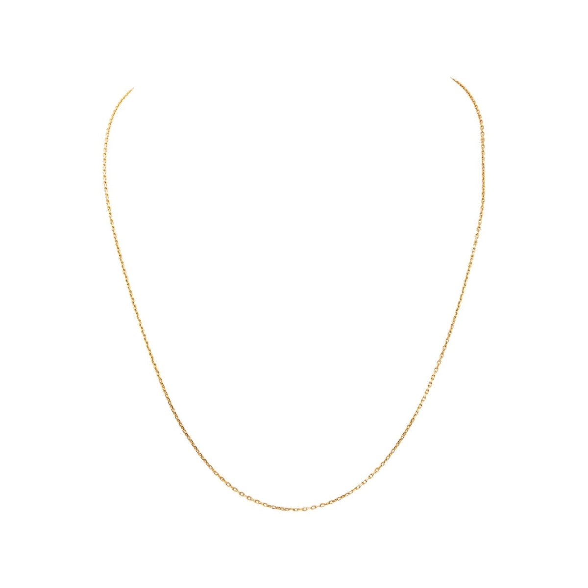Collier Maille forçat Or jaune - Castafiore