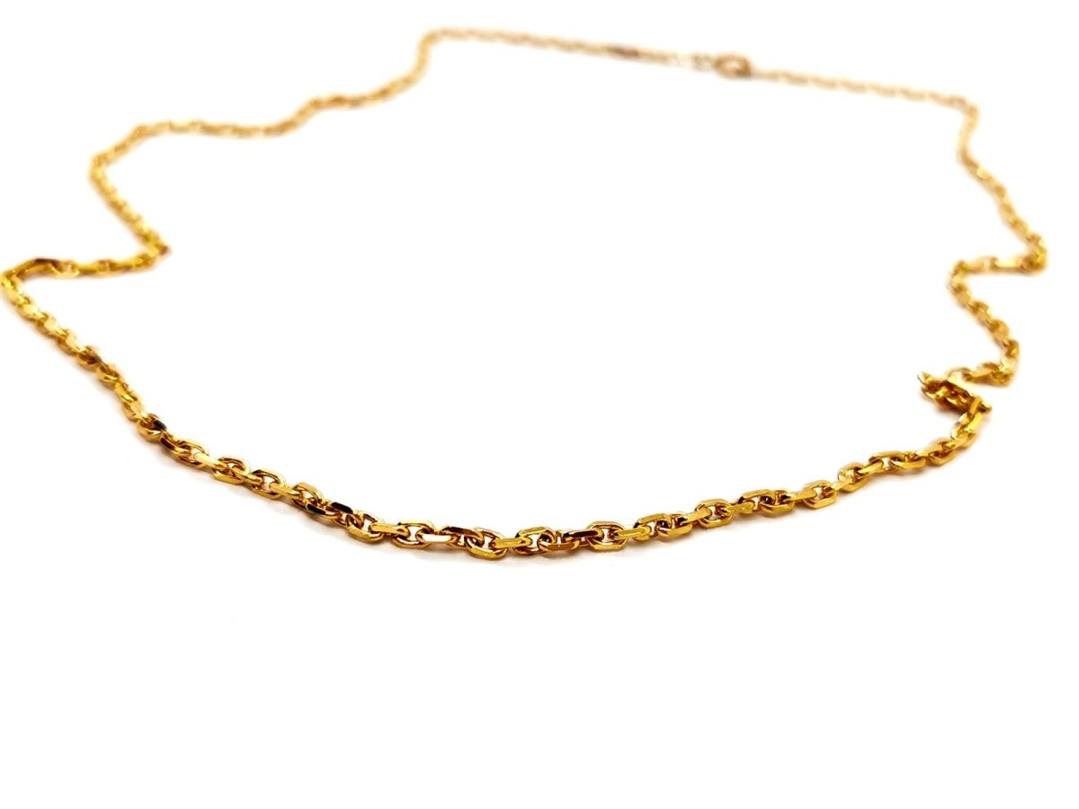 Collier Maille forçat Or jaune - Castafiore