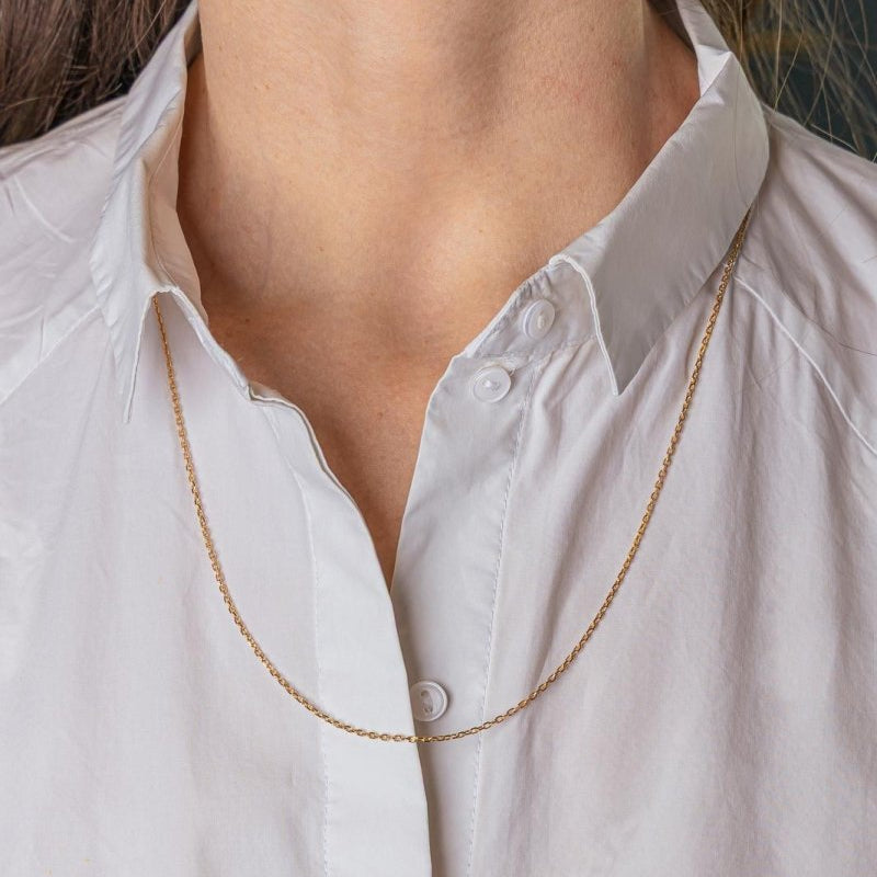 Collier Maille forçat Or jaune - Castafiore
