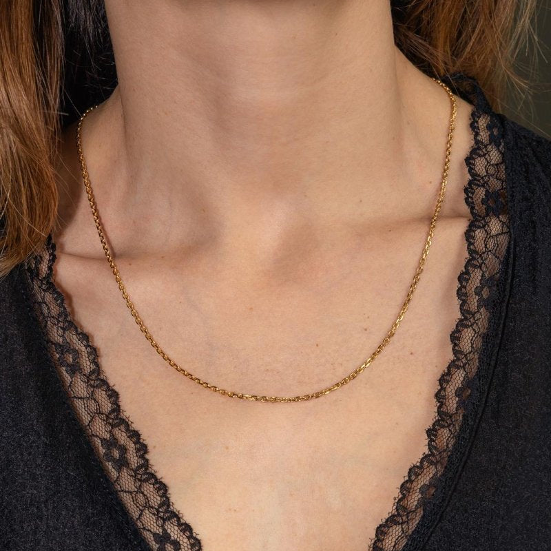 Collier Maille forçat Or jaune - Castafiore