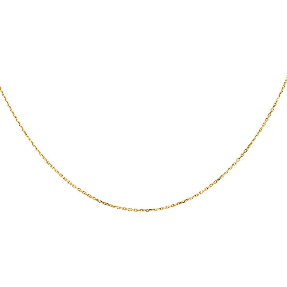 Collier Maille forçat Or jaune - Castafiore