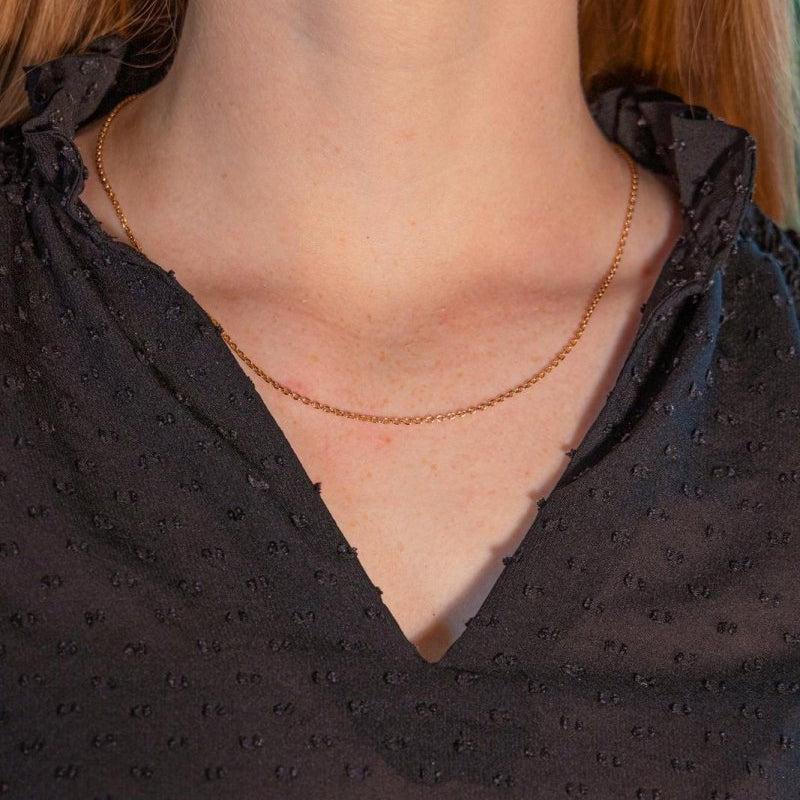 Collier Maille forçat Or jaune - Castafiore