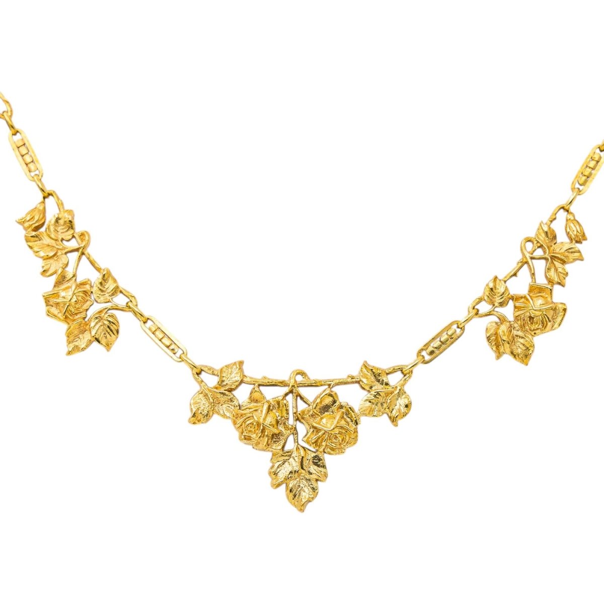 Collier Maille forçat Or jaune - Castafiore