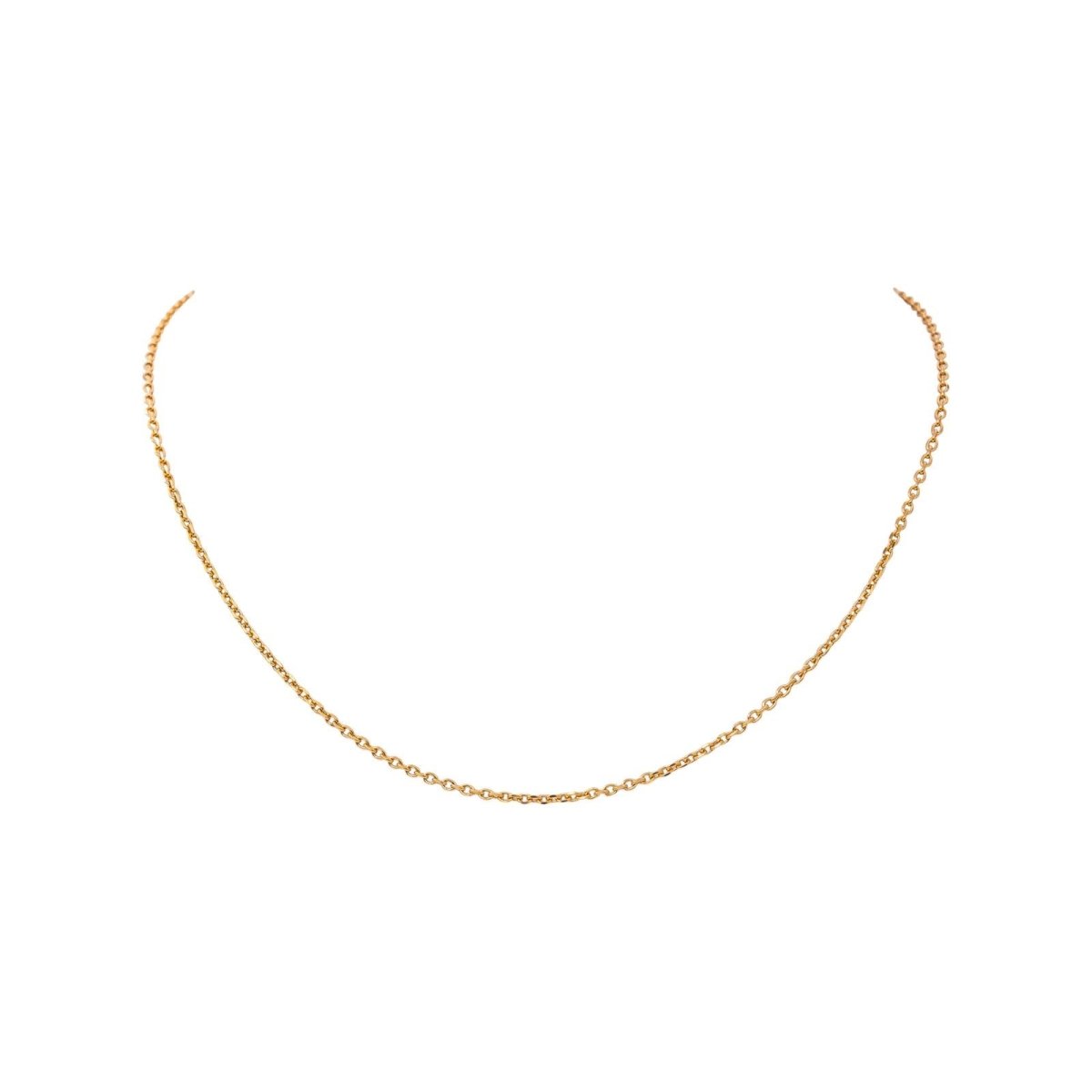 Collier Maille forçat Or jaune - Castafiore