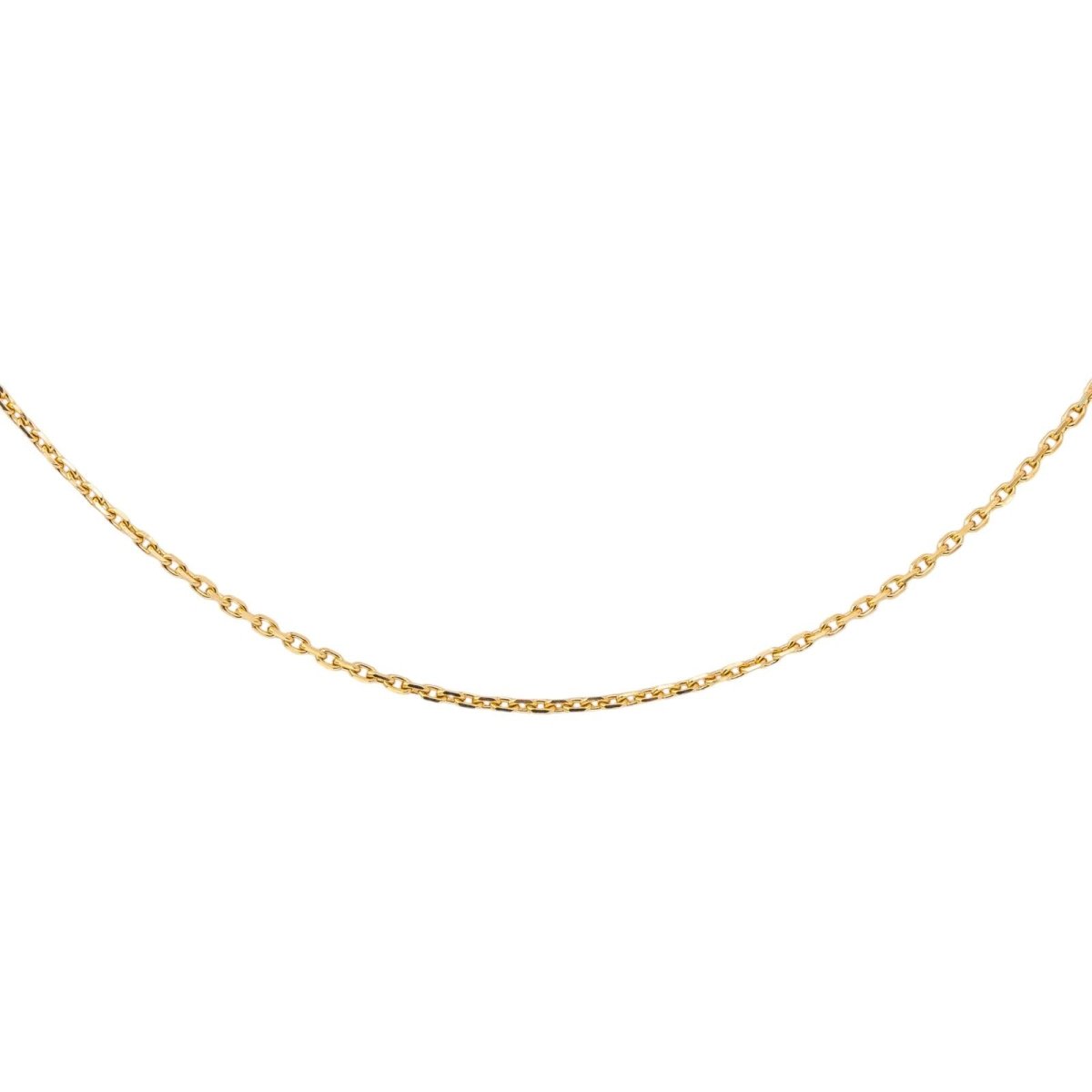 Collier maille Forçat Or jaune - Castafiore