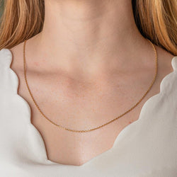 Collier Maille Forçat Or jaune - Castafiore
