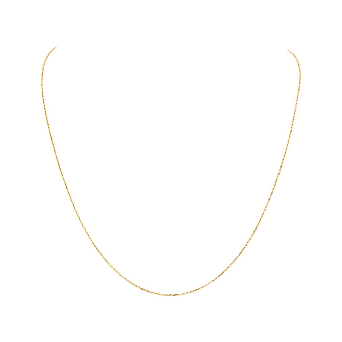 Collier Maille forçat Or jaune - Castafiore