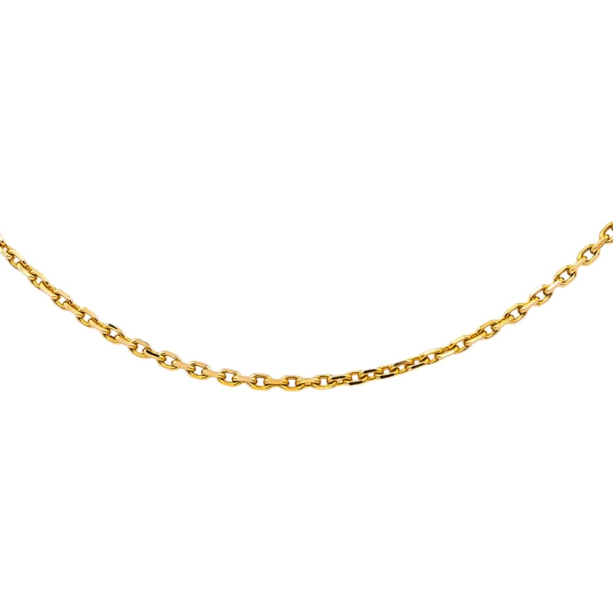 Collier Maille forçat Or jaune - Castafiore