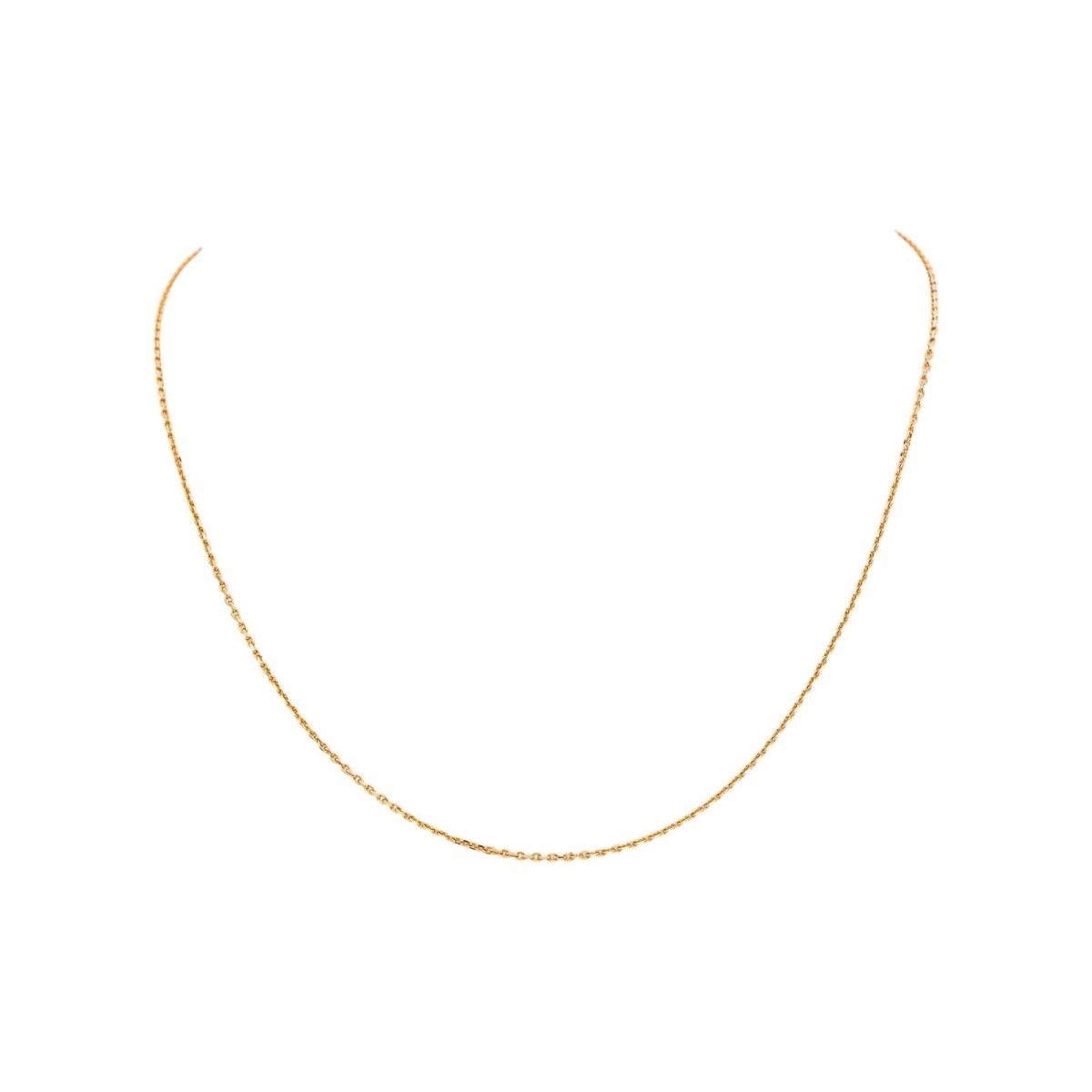 Collier Maille forçat Or jaune - Castafiore