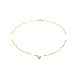 Collier Maille forçat Or jaune Diamant - Castafiore