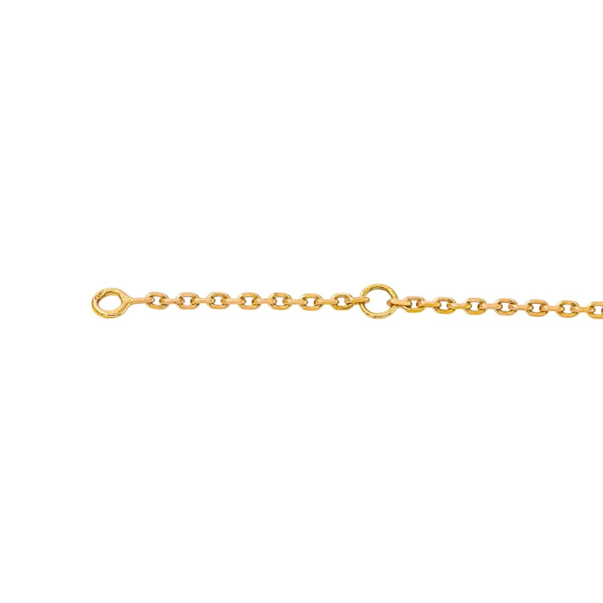 Collier Maille forçat Or jaune Diamant - Castafiore