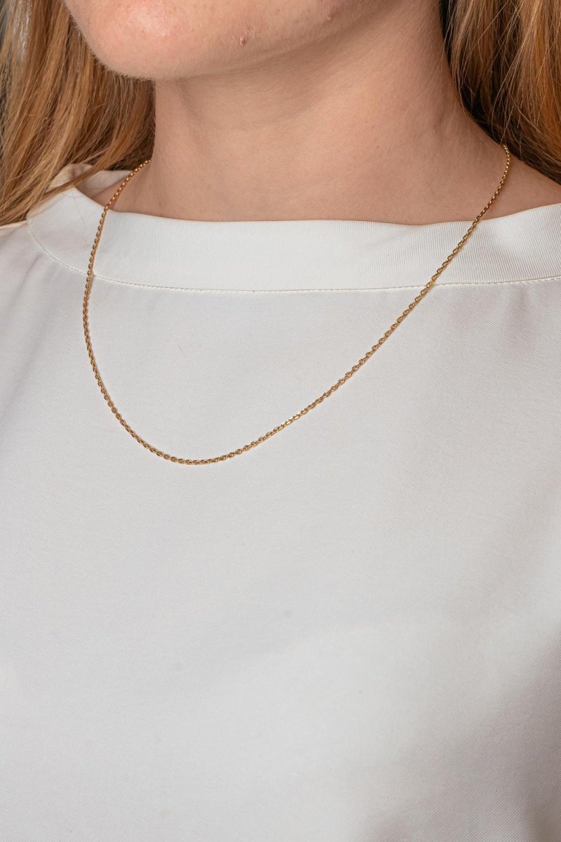 Collier Maille forçat Or rose - Castafiore