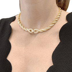 Collier Maille FRED en or jaune et diamants - Castafiore