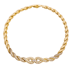 Collier Maille FRED en or jaune et diamants - Castafiore