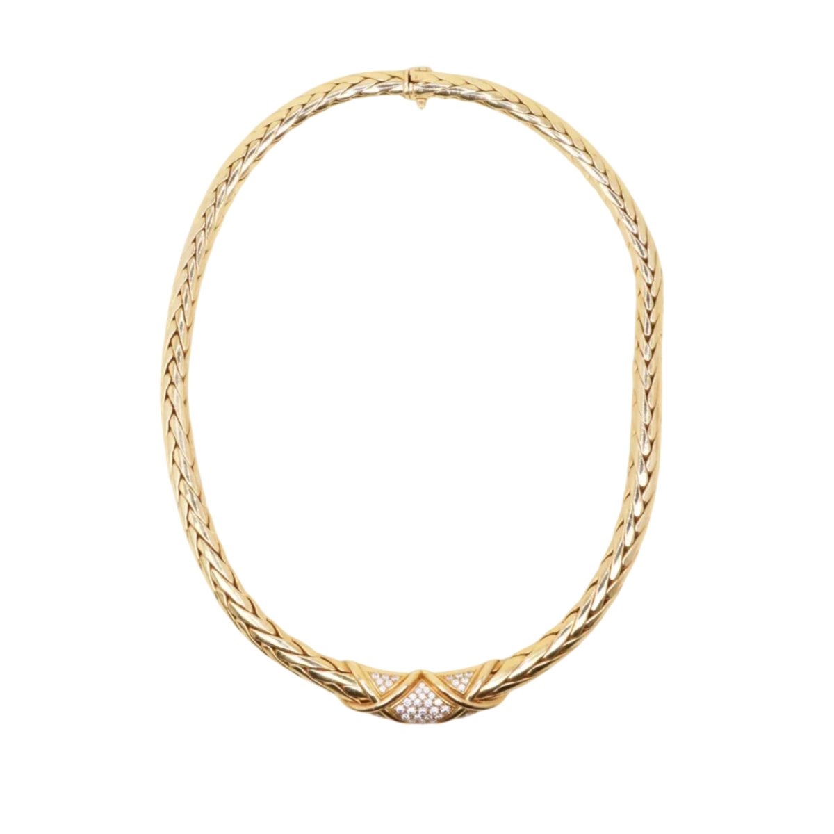 Collier Maille GAY FRÈRES en or jaune et diamants - Castafiore