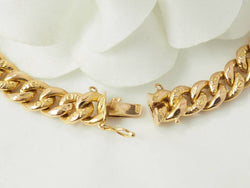 Collier maille gourmette en or jaune - Castafiore