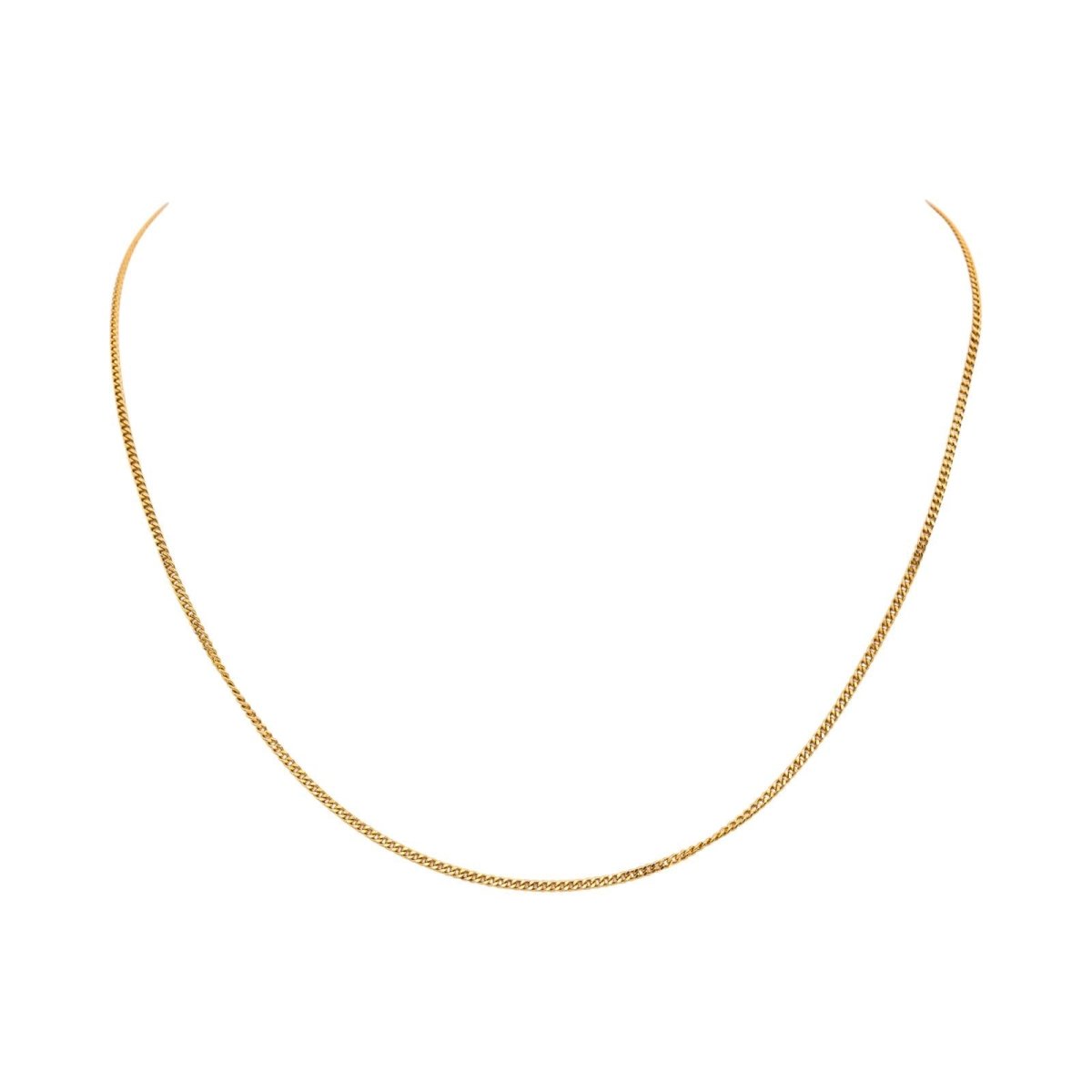 Collier Maille gourmette Or jaune - Castafiore