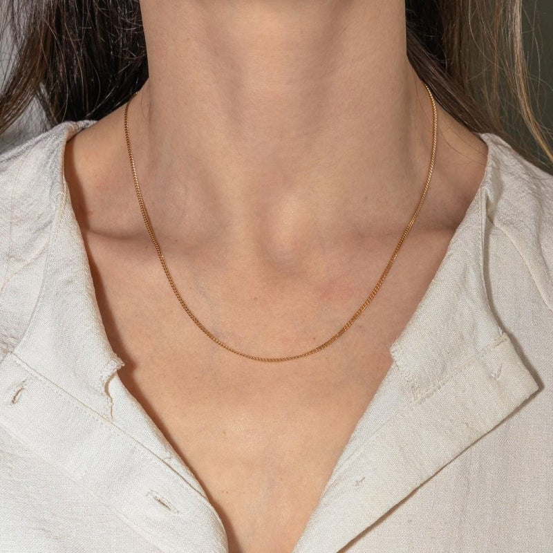 Collier Maille gourmette Or jaune - Castafiore