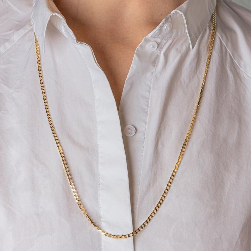 Collier Maille gourmette Or jaune - Castafiore
