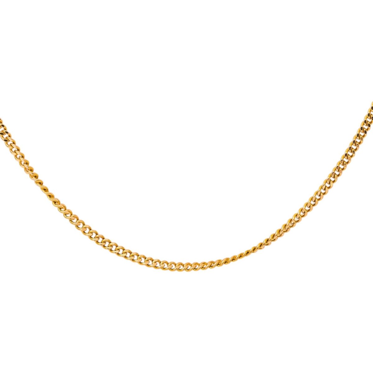 Collier Maille gourmette Or rose - Castafiore