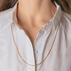 Collier Maille gourmette Or rose - Castafiore
