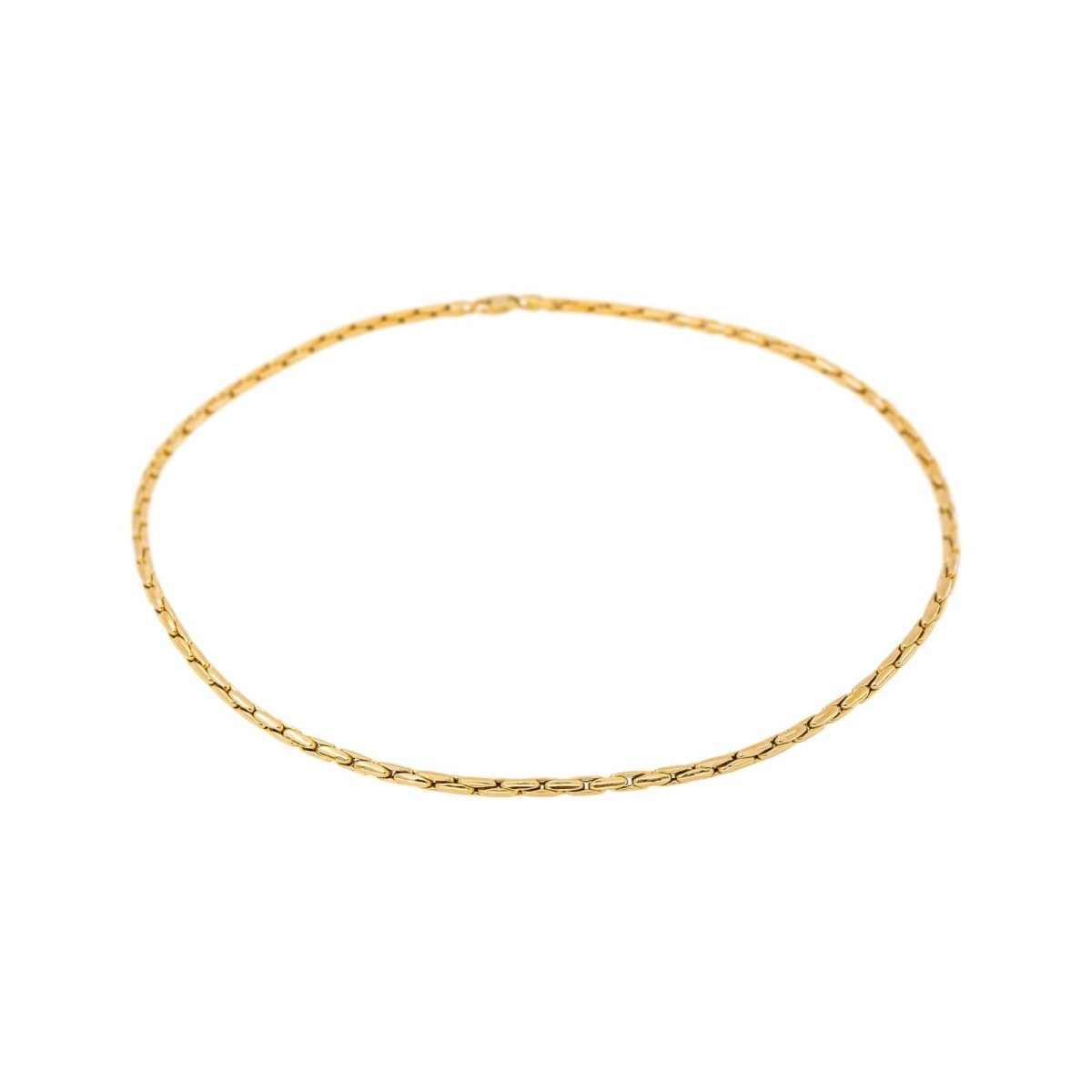 Collier maille Grain de riz Or jaune - Castafiore