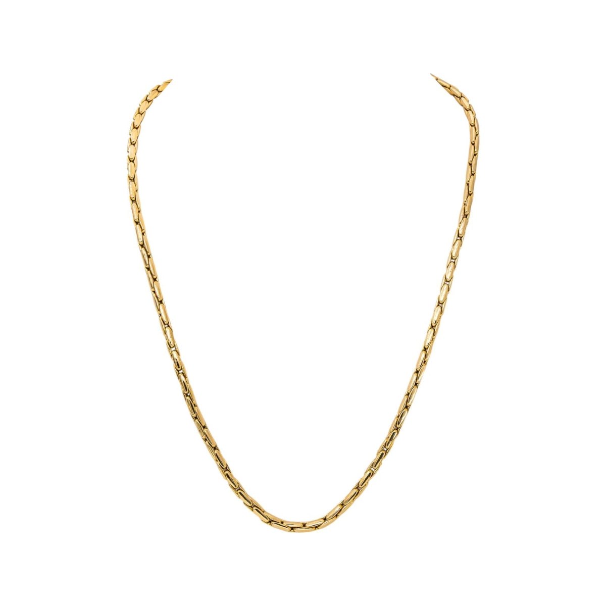 Collier maille Grain de riz Or jaune - Castafiore