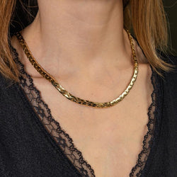 Collier Maille haricot Or jaune - Castafiore