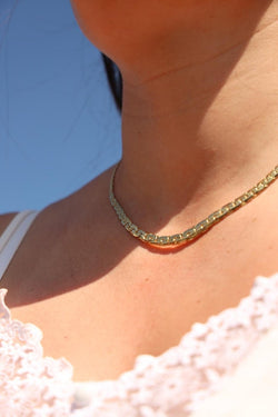 Collier Maille haricot Or jaune - Castafiore