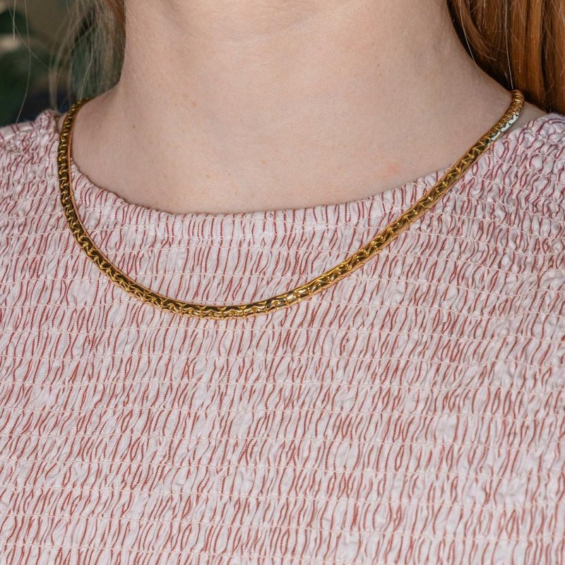 Collier Maille haricot Or jaune - Castafiore