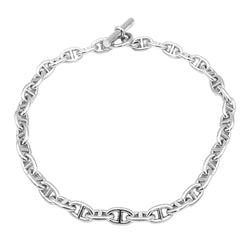 Collier Maille HERMÈS "Chaîne d'ancre" MM en argent - Castafiore