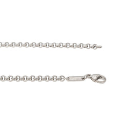 Collier Maille jaseron CHOPARD en or blanc - Castafiore