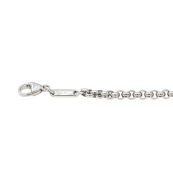 Collier Maille jaseron CHOPARD en or blanc - Castafiore