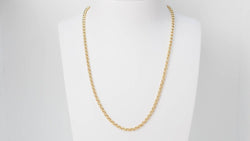 Collier maille jaseron en or jaune - Castafiore