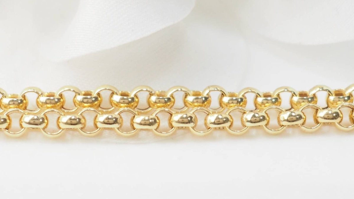 Collier maille jaseron en or jaune - Castafiore