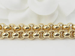 Collier maille jaseron en or jaune - Castafiore