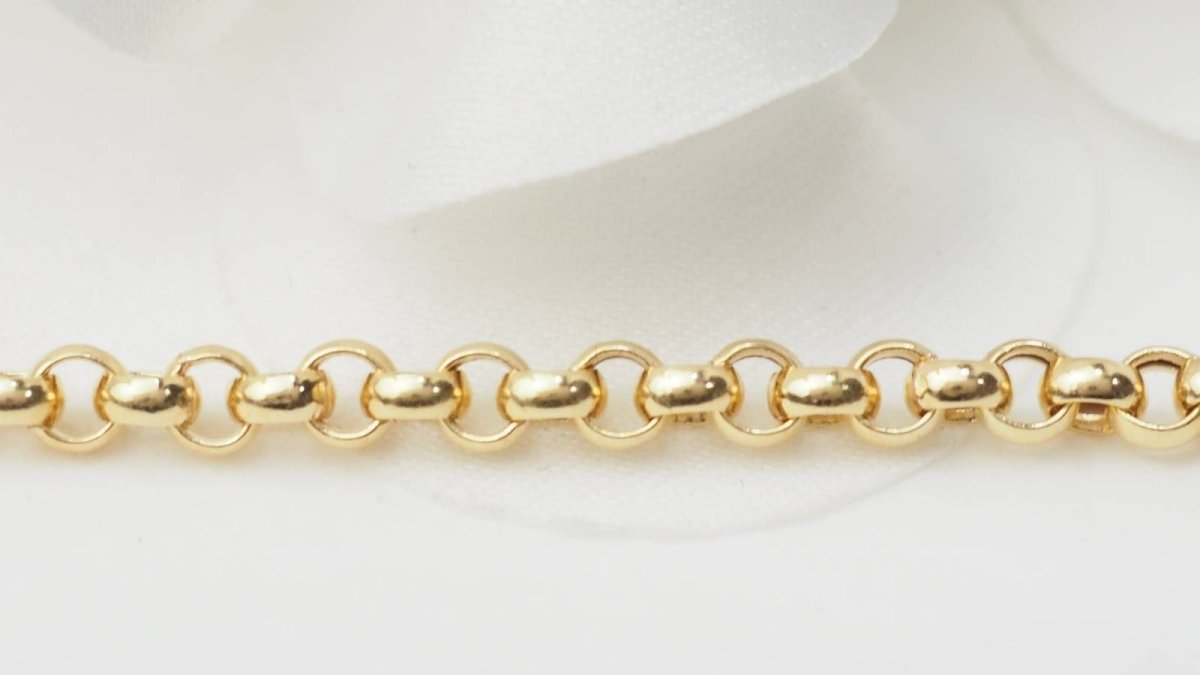 Collier maille jaseron en or jaune - Castafiore