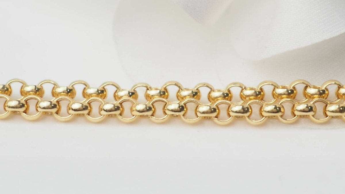 Collier maille jaseron en or jaune - Castafiore