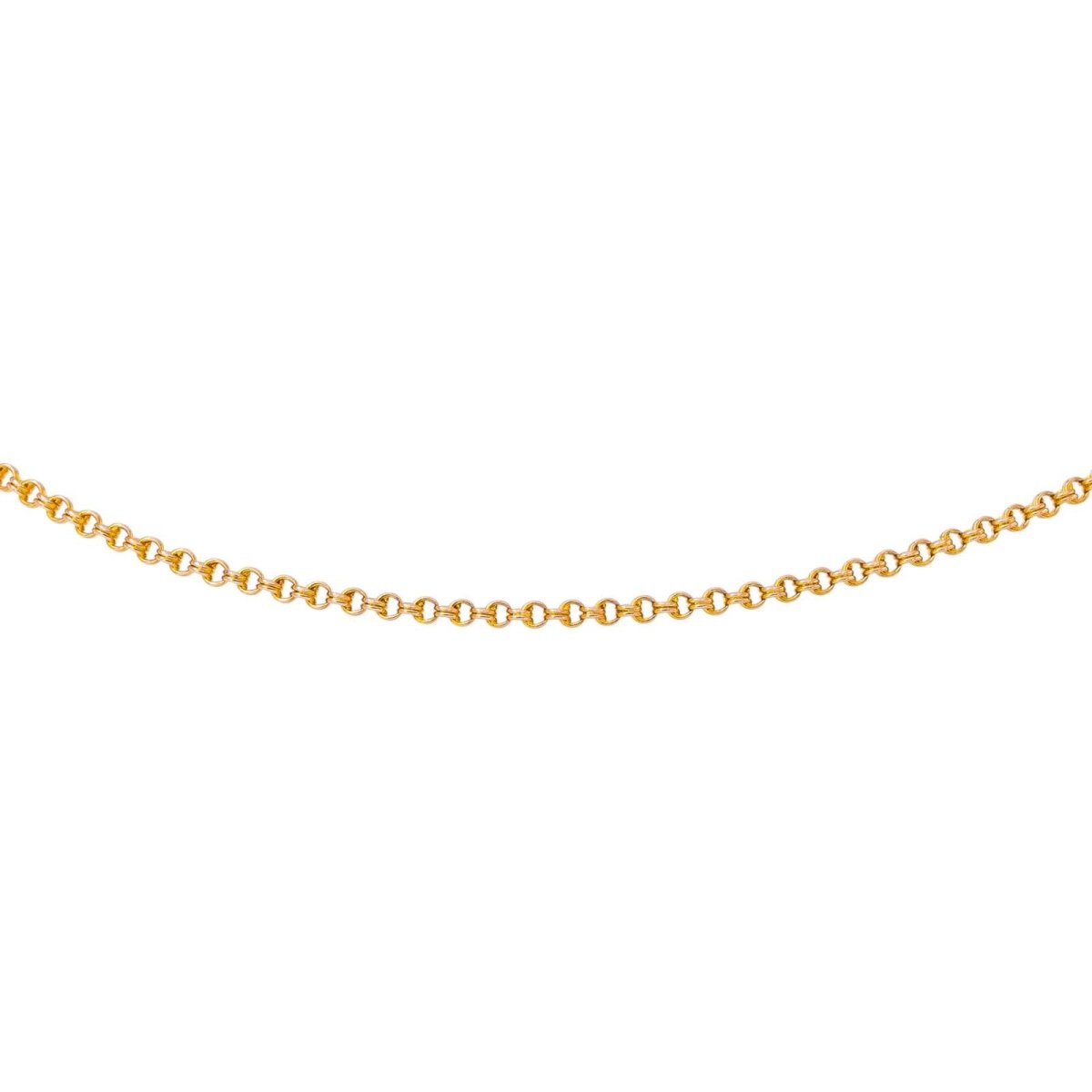 Collier maille Jaseron Or rose - Castafiore