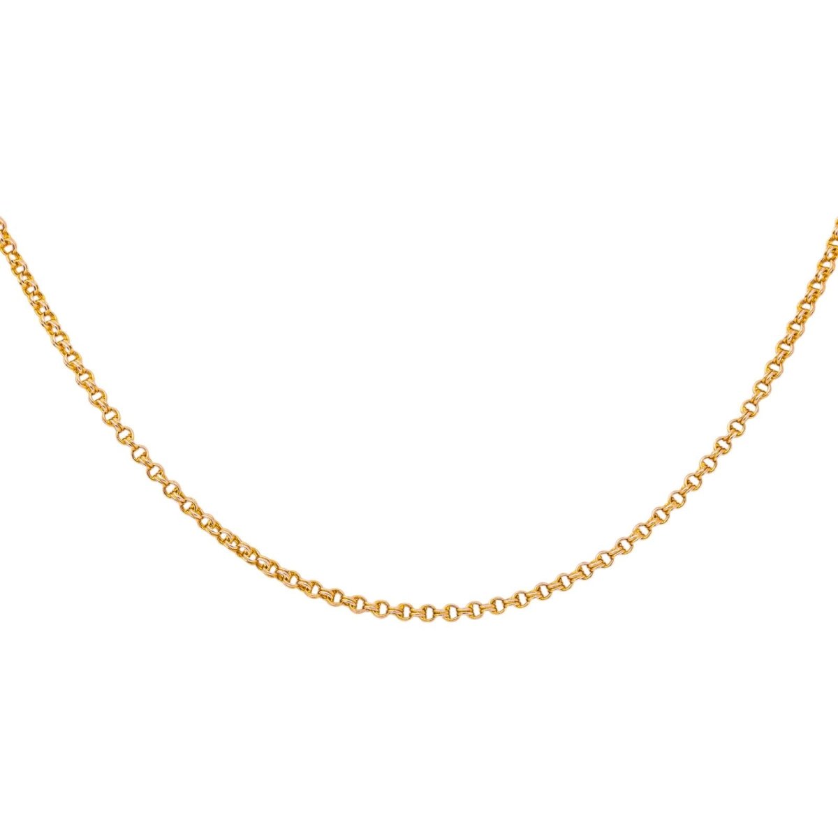 Collier maille Jaseron Or rose - Castafiore