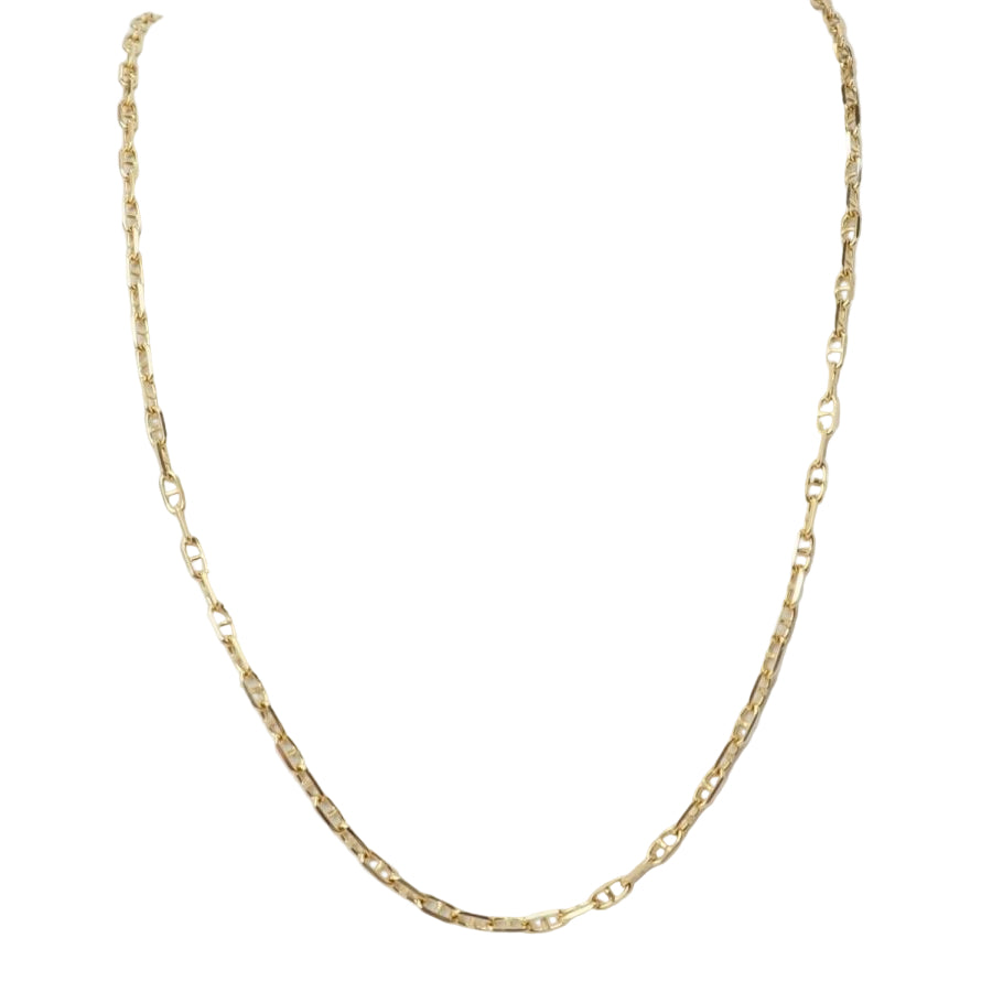 Collier maille marine en or jaune - Castafiore