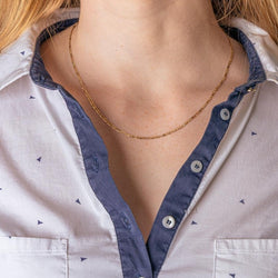 Collier Maille marine Or jaune - Castafiore