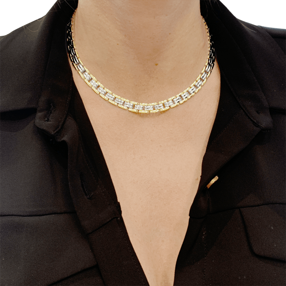 Necklace Mauboussin, Vintage, two-tone gold.