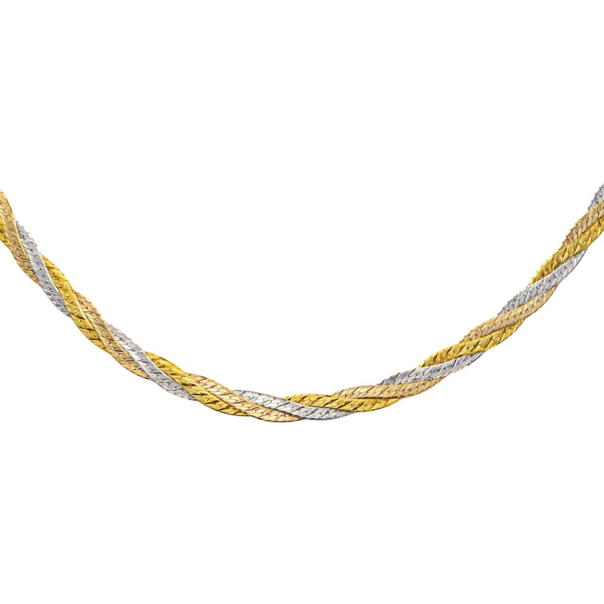 Collier Maille miroir Or rose - Castafiore